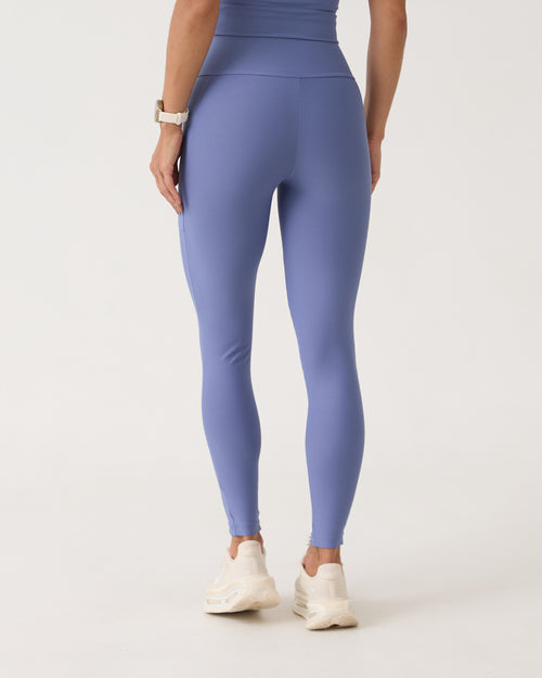 Legging com Bolso Run - Azul Seco