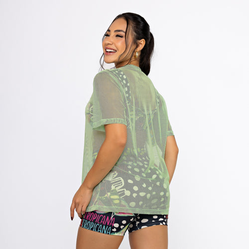 Camisão de Tule - Menta