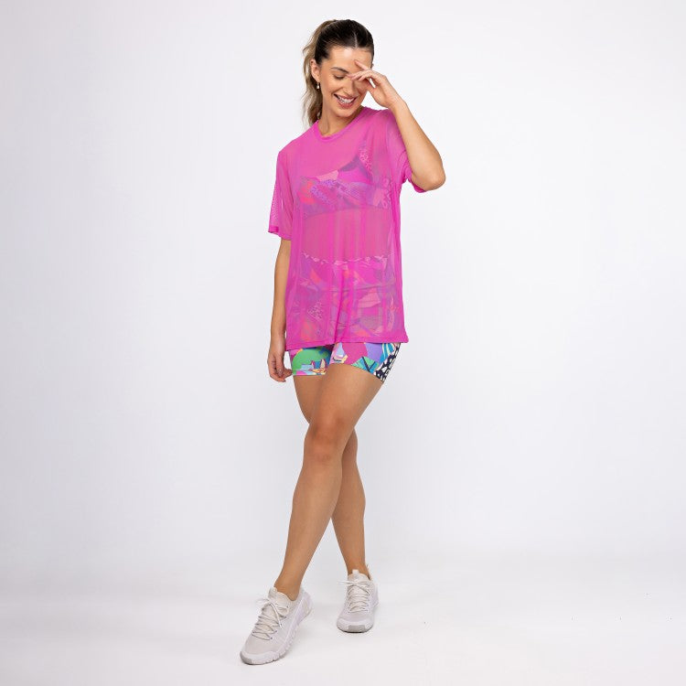 Camisão de Tule - Pink Supreme
