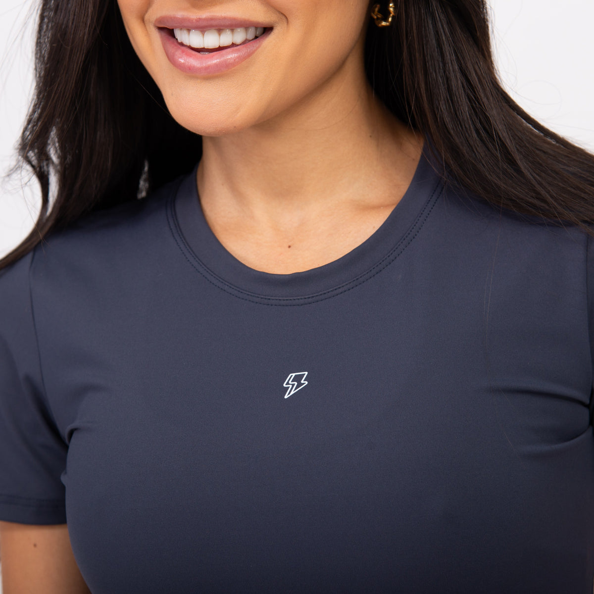 Blusa Baby Look Comfort - Oceano