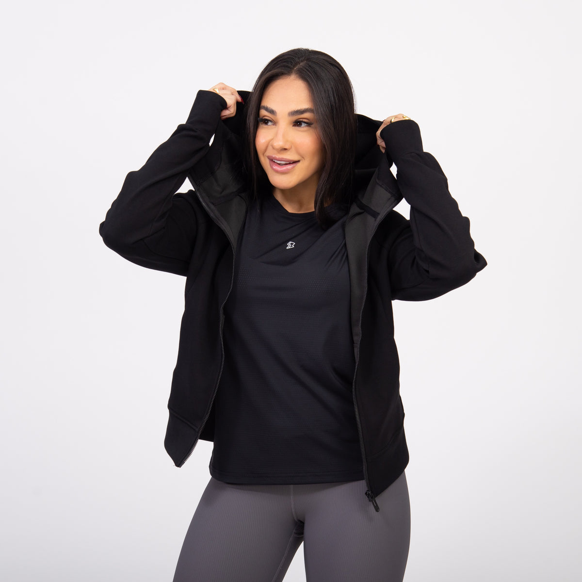 Blusa Baby Look Comfort - Preto