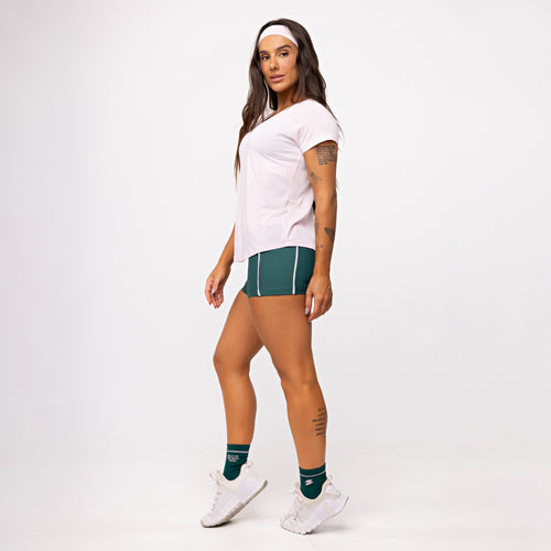 Blusa Basic Gola V - Ballet
