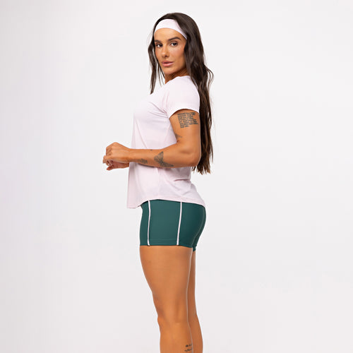 Blusa Basic Gola V - Ballet