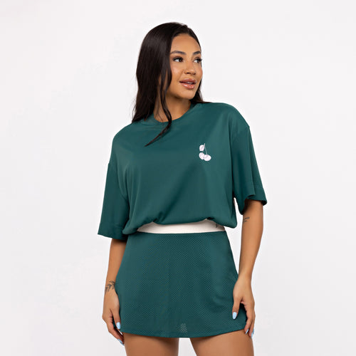 T-shirt Oversized Sport Tennis Club - Esmeralda