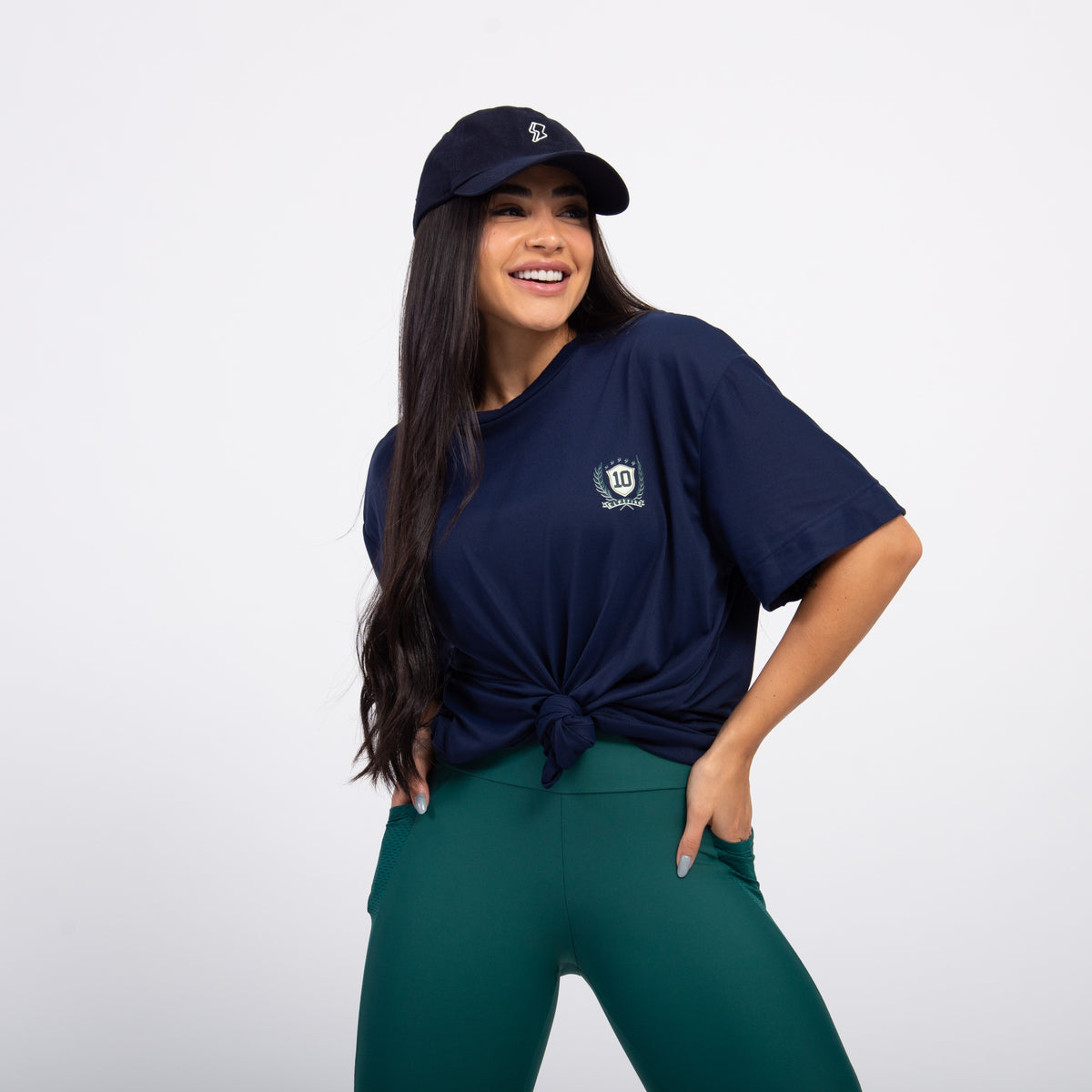 T-shirt Oversized Sport Club Brasil - Marinho Profundo