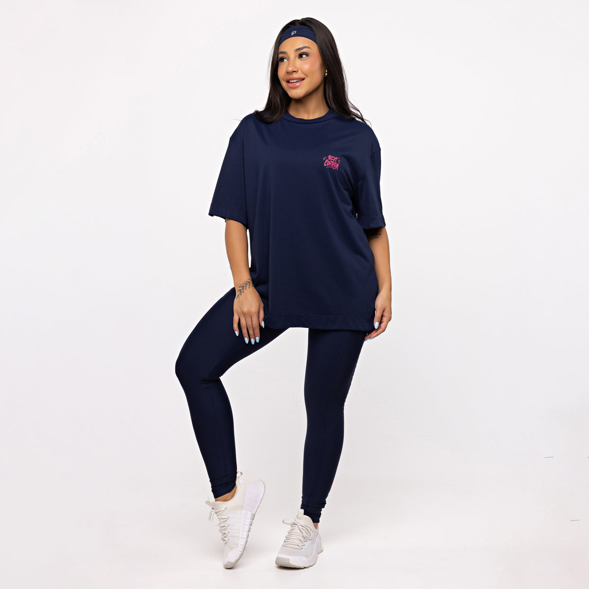 T-SHIRT OVERSIZED SPORT BEST EDITION - MARINHO PROFUNDO