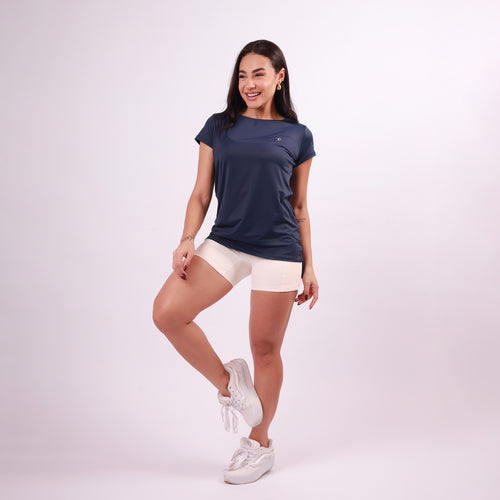 Blusa Essencial Fit - Azul Marinho