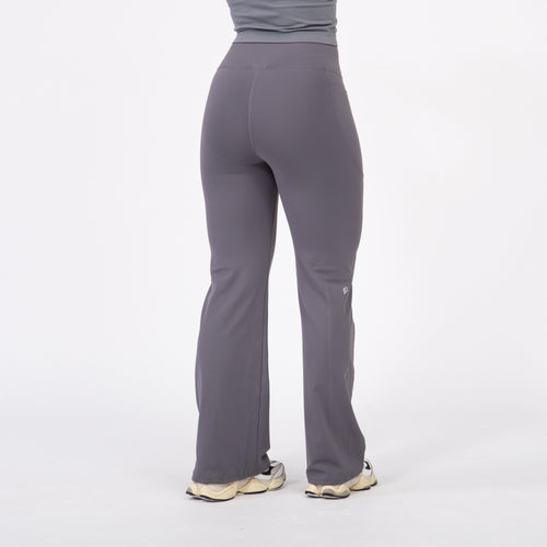 Calça Flaire Soft com Bolso - Cinza Névoa