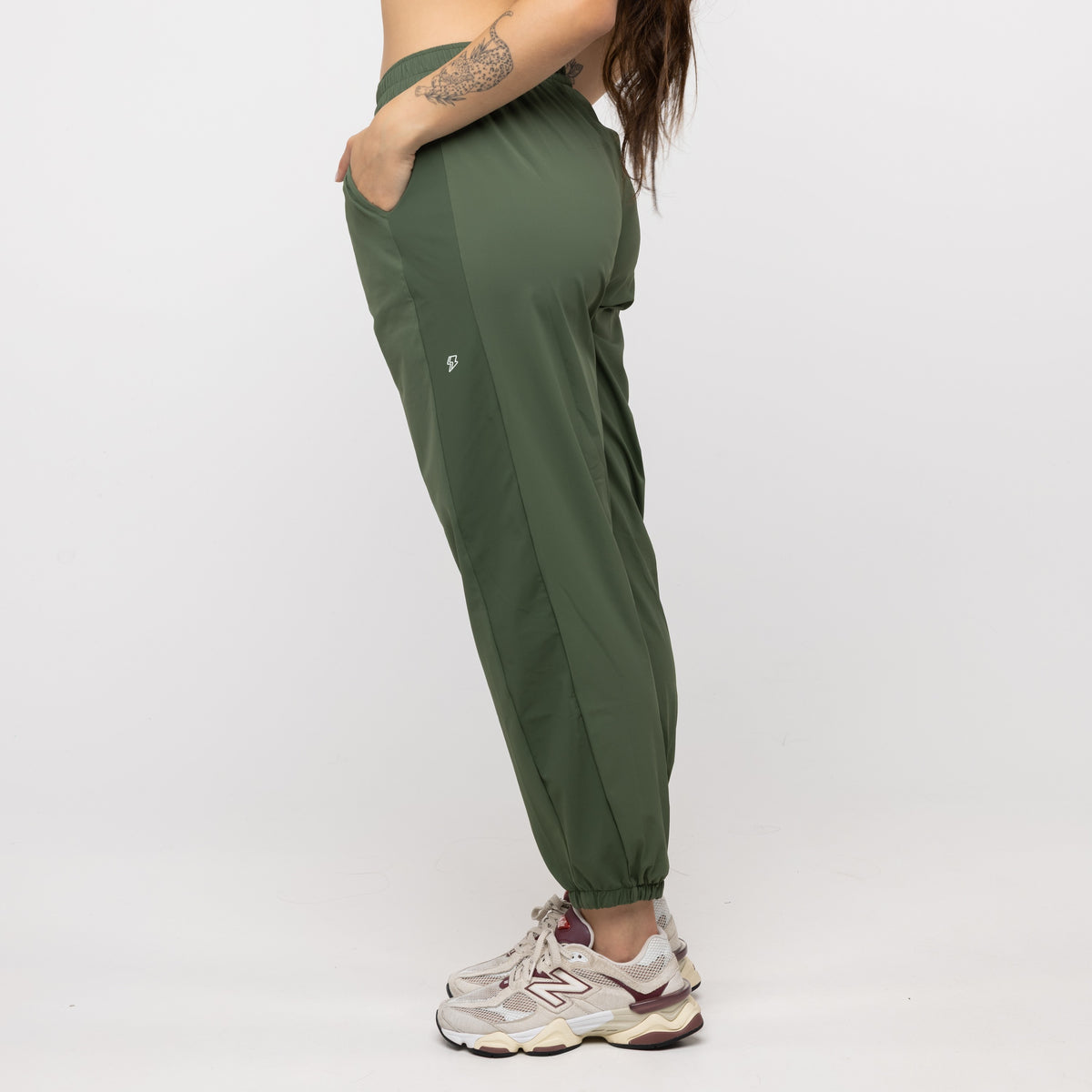 Calça Jogger Bolso Tech Fit - Verde Oliva