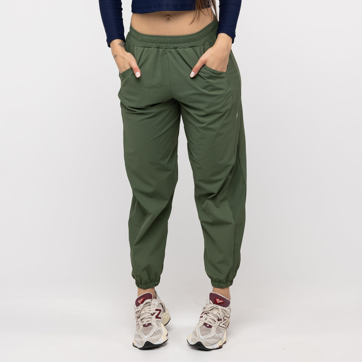 Calça Jogger Bolso Tech Fit - Verde Oliva