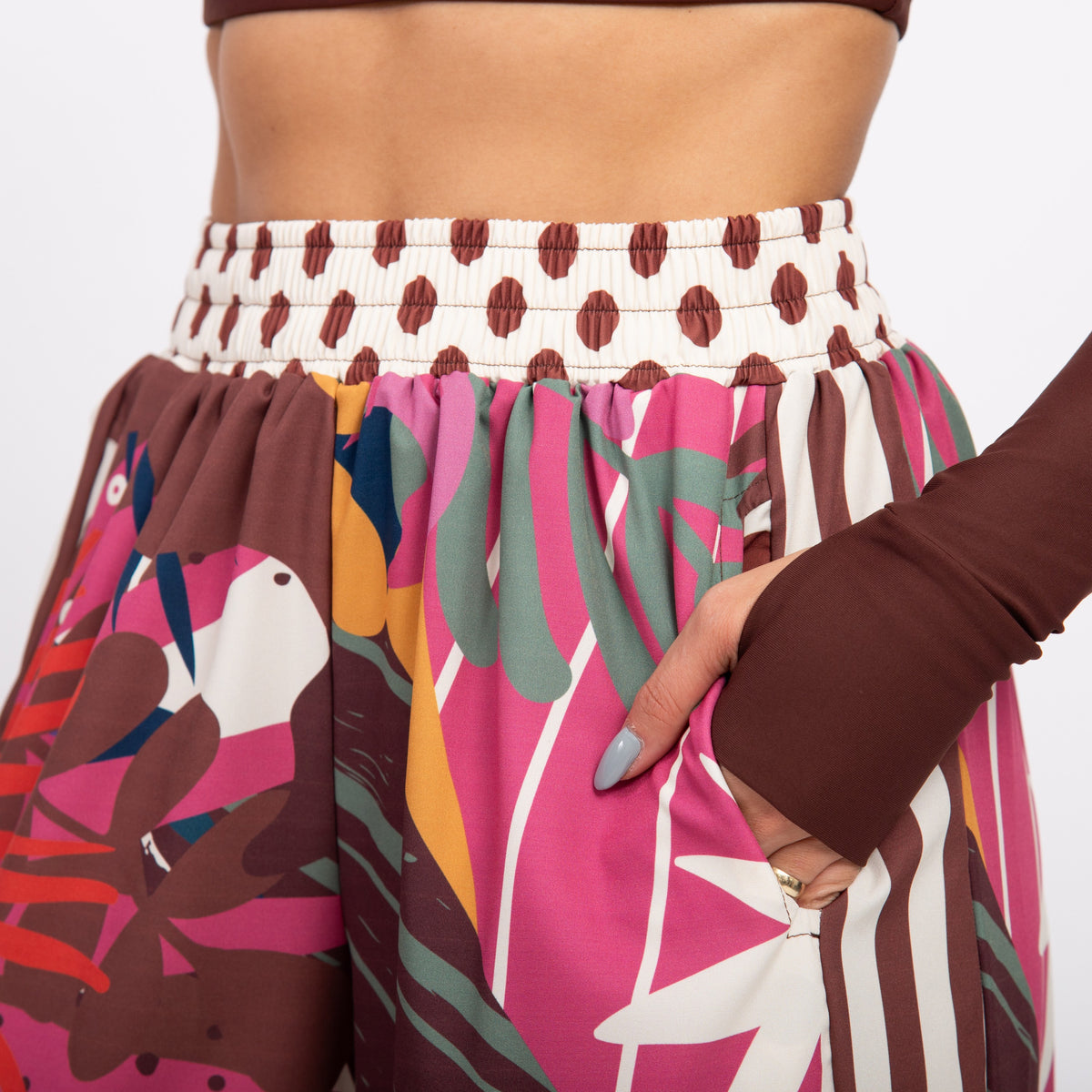 Calça Sport High Tech Estampada - Patch Forest