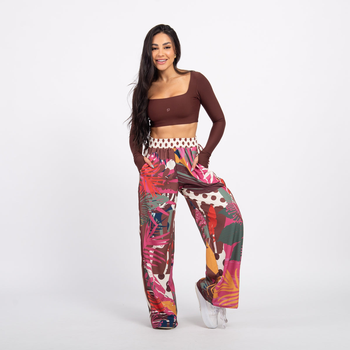Calça Sport High Tech Estampada - Patch Forest
