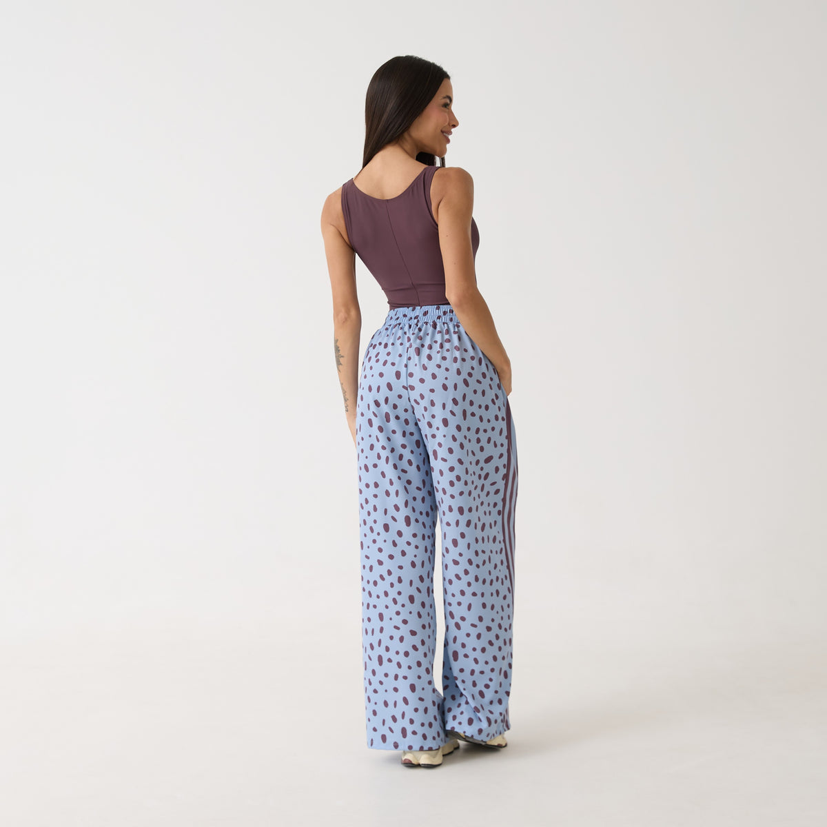 Calça Sport High Tech Estampada - Polka Dot