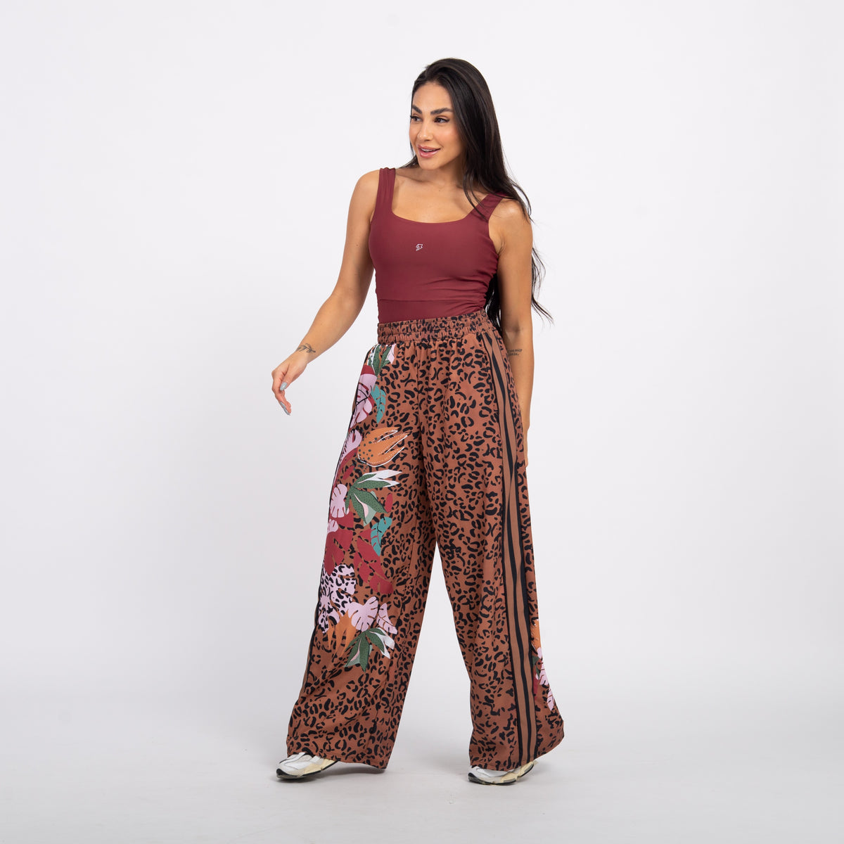 Calça Sport High Tech Estampada - Tropic