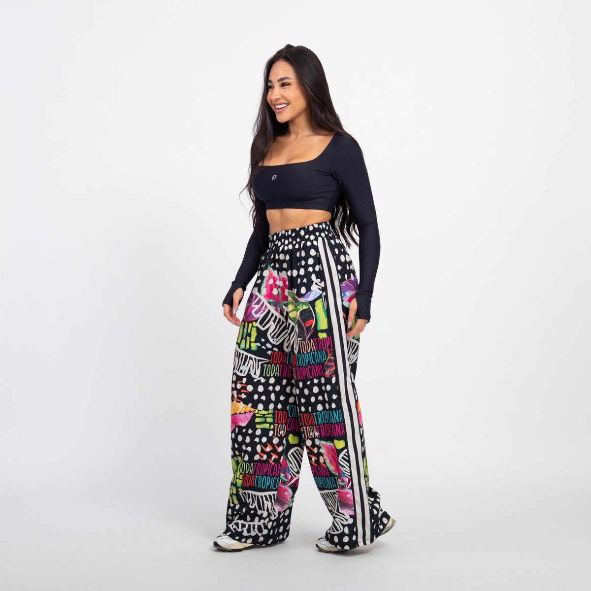Calça Sport High Tech Estampada - Tropicana