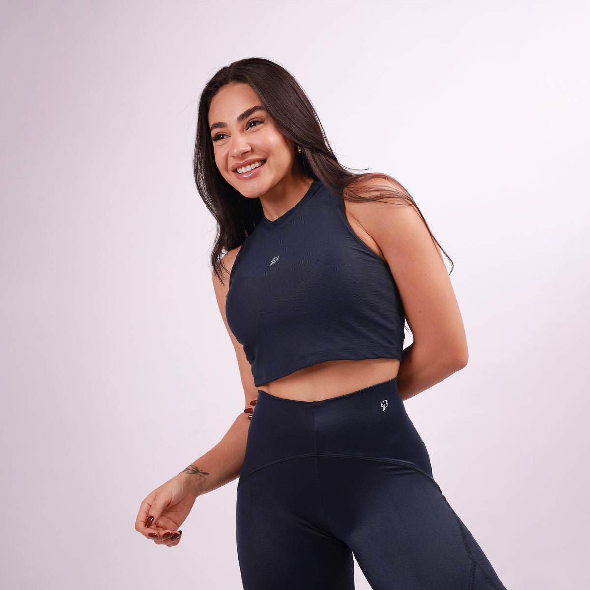 Cropped Nadador Skin - Marinho Intenso