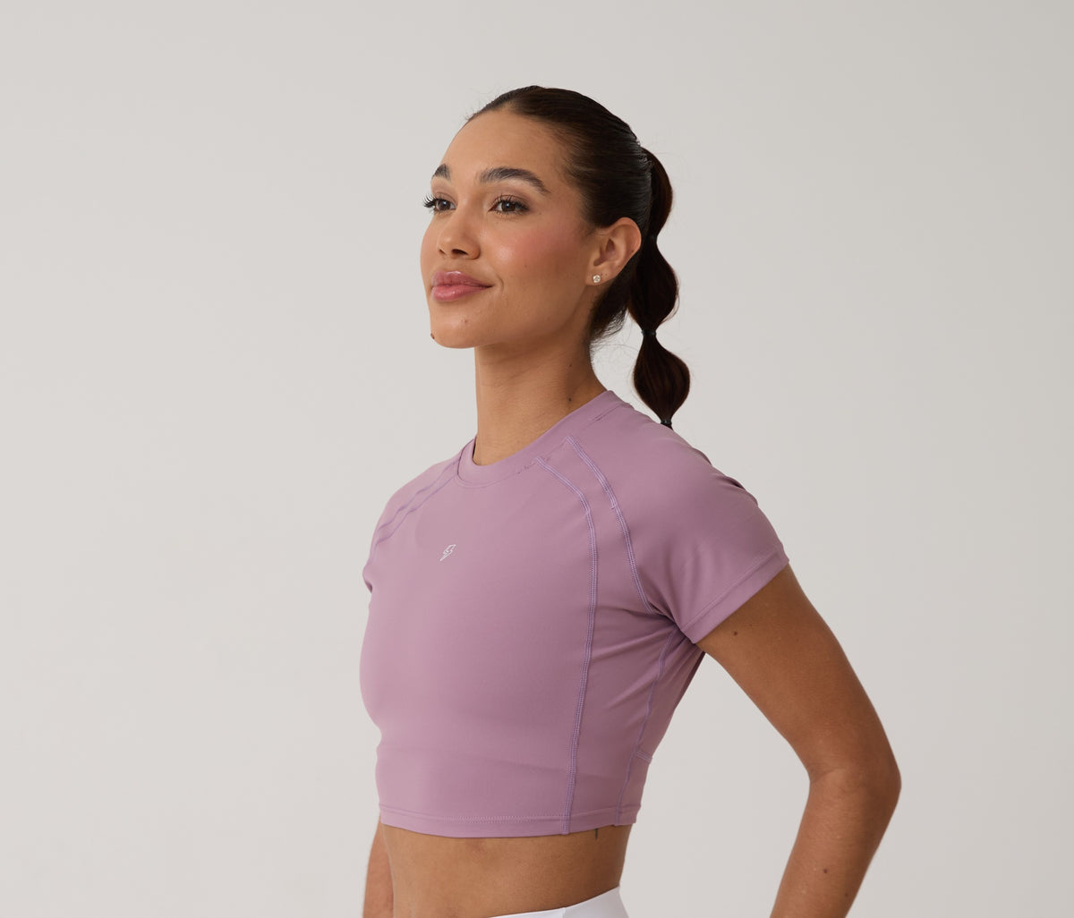 Cropped Raglan Anatômico - Ametista