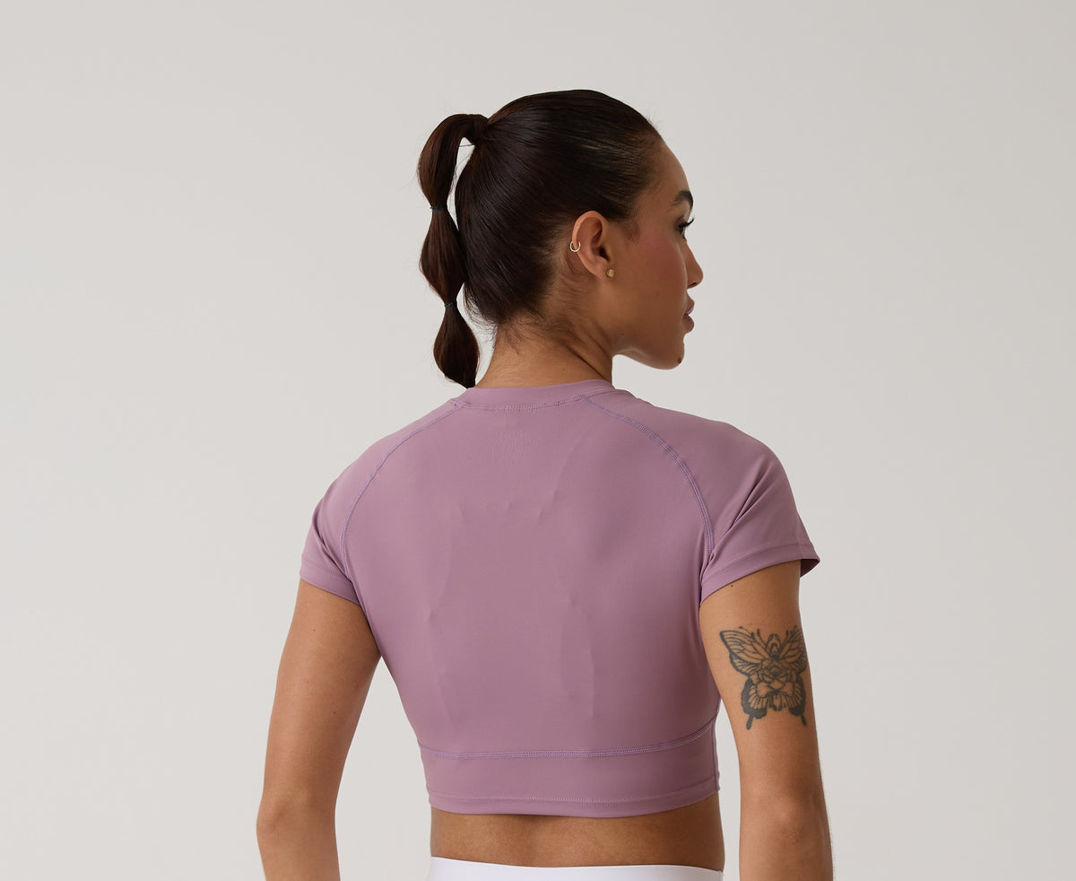 Cropped Raglan Anatômico - Ametista