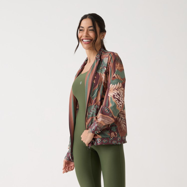 Jaqueta Bomber Estampada - Terra Nativa