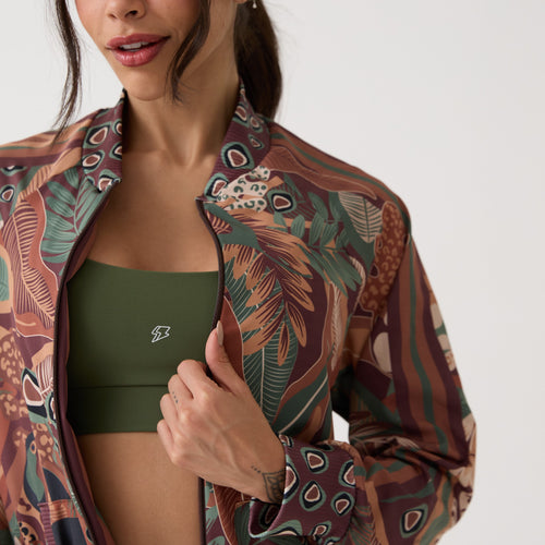 Jaqueta Bomber Estampada - Terra Nativa