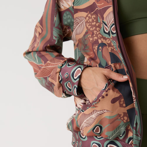 Jaqueta Bomber Estampada - Terra Nativa