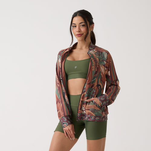 Jaqueta Bomber Estampada - Terra Nativa