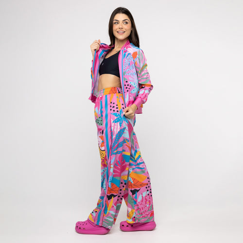 Jaqueta Bomber Estampada - Onça Pop