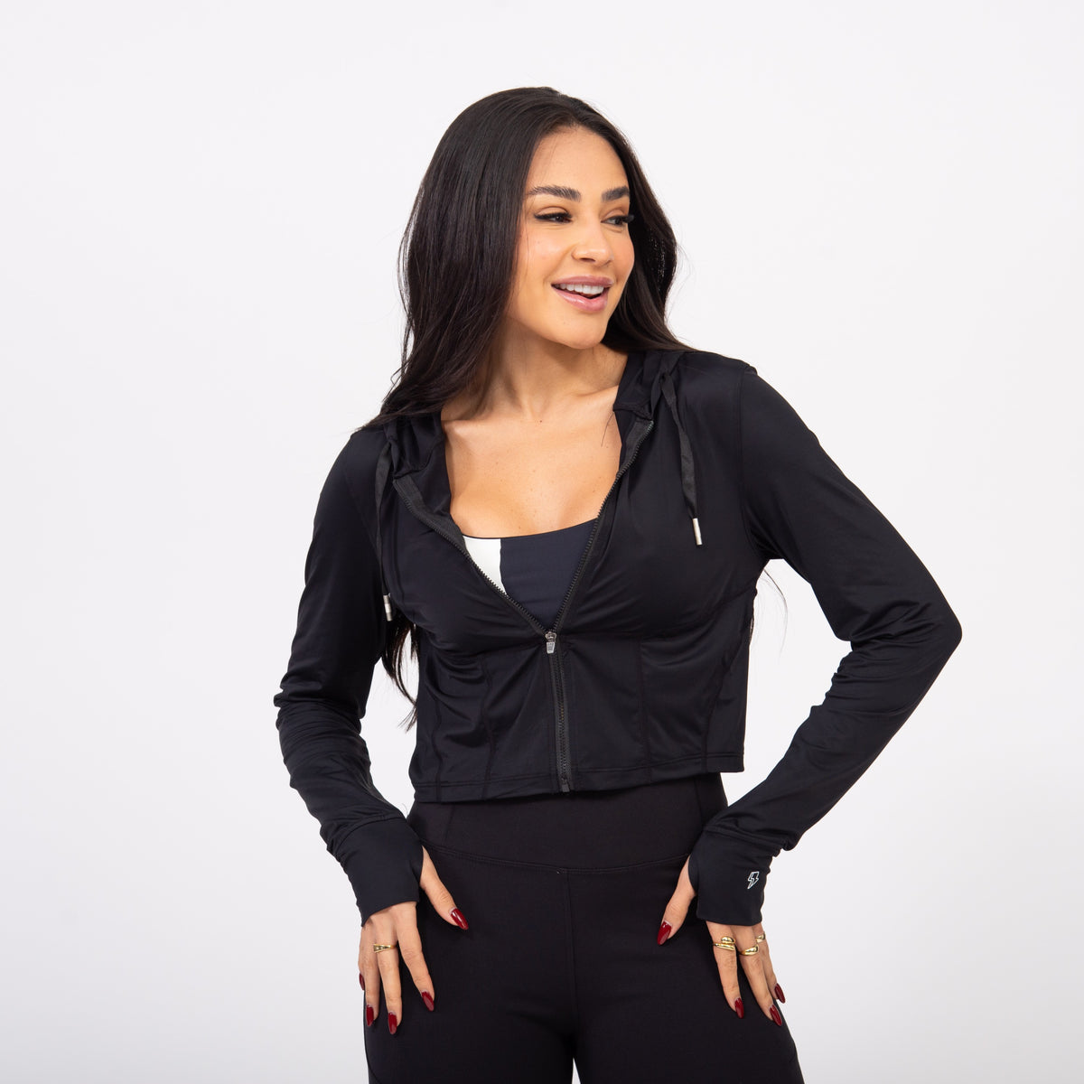 Jaqueta Corset Sleek - Preto