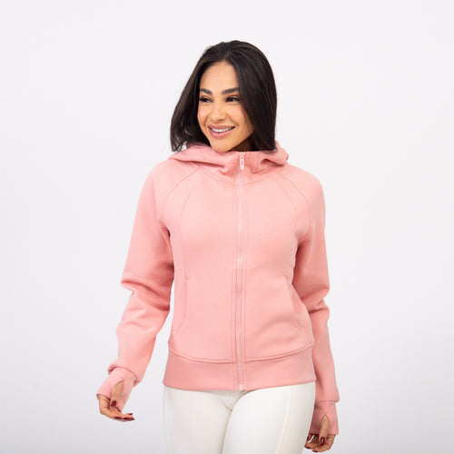 Casaco Urban Flow - Rosa Queimado