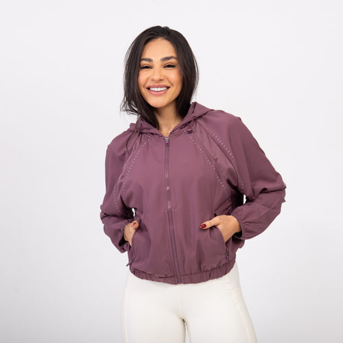 Jaqueta Corta-Vento Velocity - Uva Suave