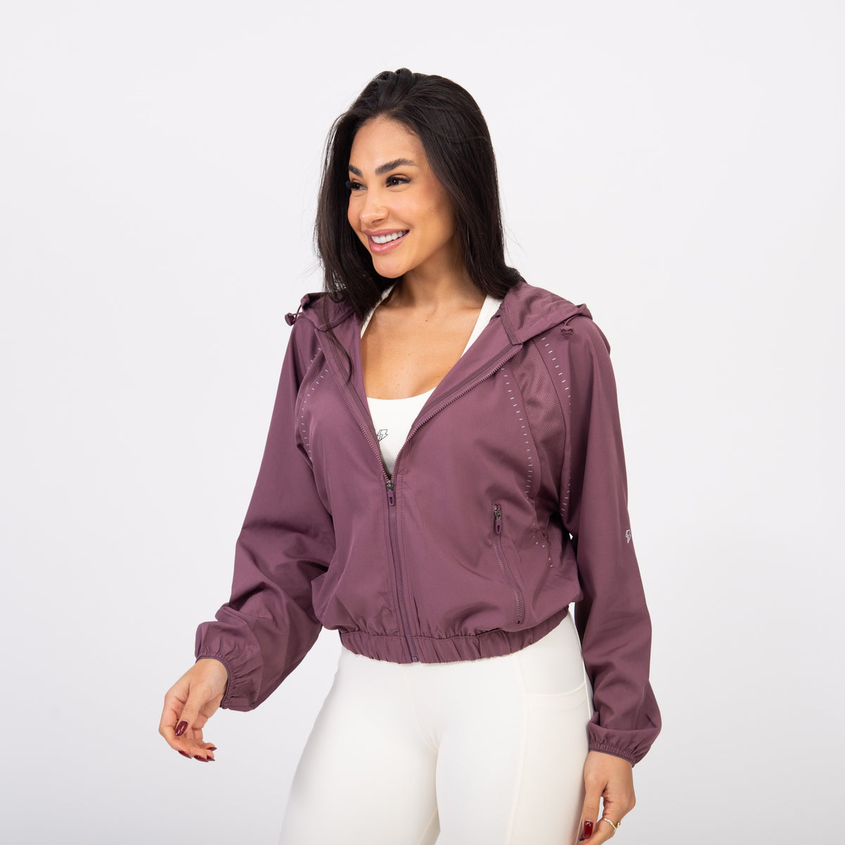 Jaqueta Corta-Vento Velocity - Uva Suave
