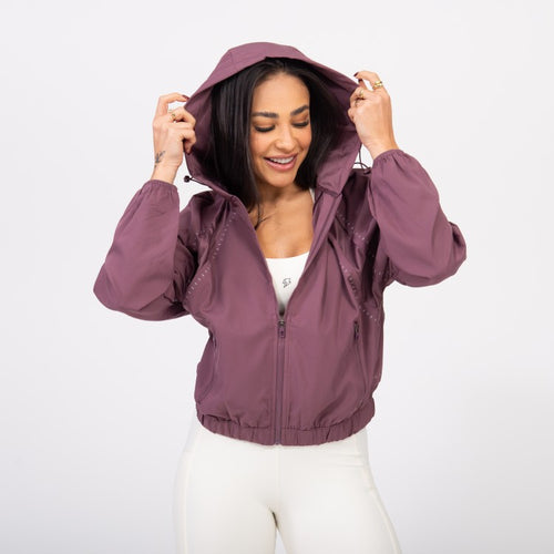 Jaqueta Corta-Vento Velocity - Uva Suave