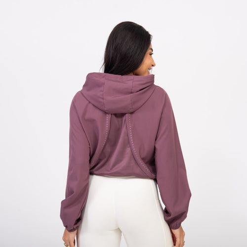 Jaqueta Corta-Vento Velocity - Uva Suave