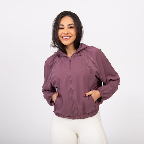 Jaqueta Corta-Vento Velocity - Uva Suave