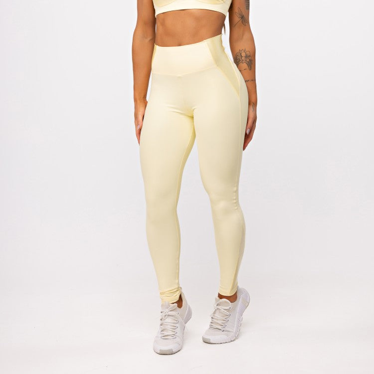 Legging Recorte Anatomic Shine - Manteiga