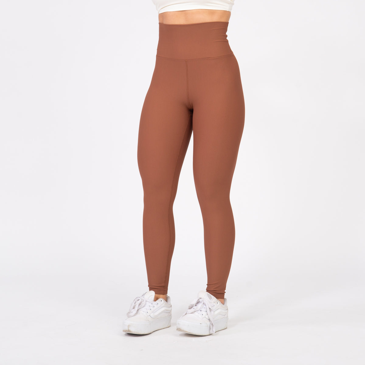 Legging Easy Rib - Avelã
