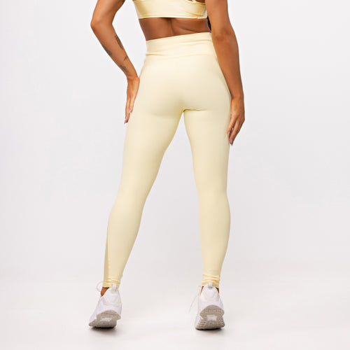 Legging Recorte Anatomic Shine - Manteiga