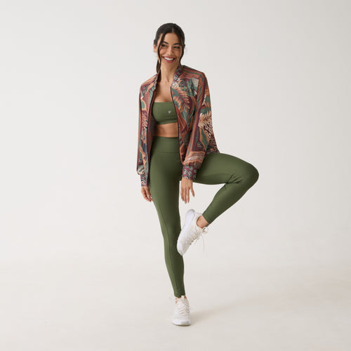 Legging Bolso Unilateral - Verde Oliva