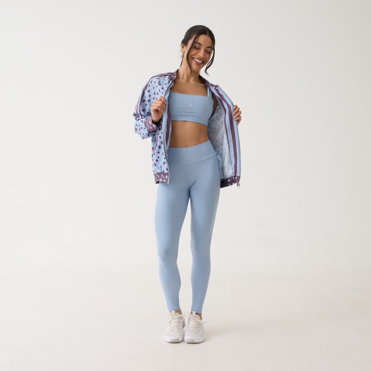 Legging Bolso Unilateral - Azul Névoa