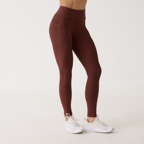 Legging Bolso Unilateral - Café