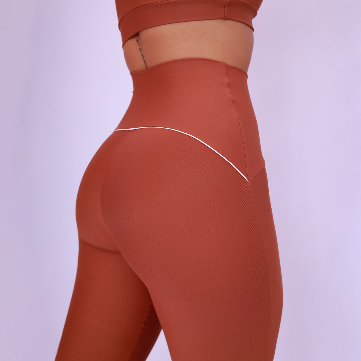 Legging Recorte Anatômico - Chocolate