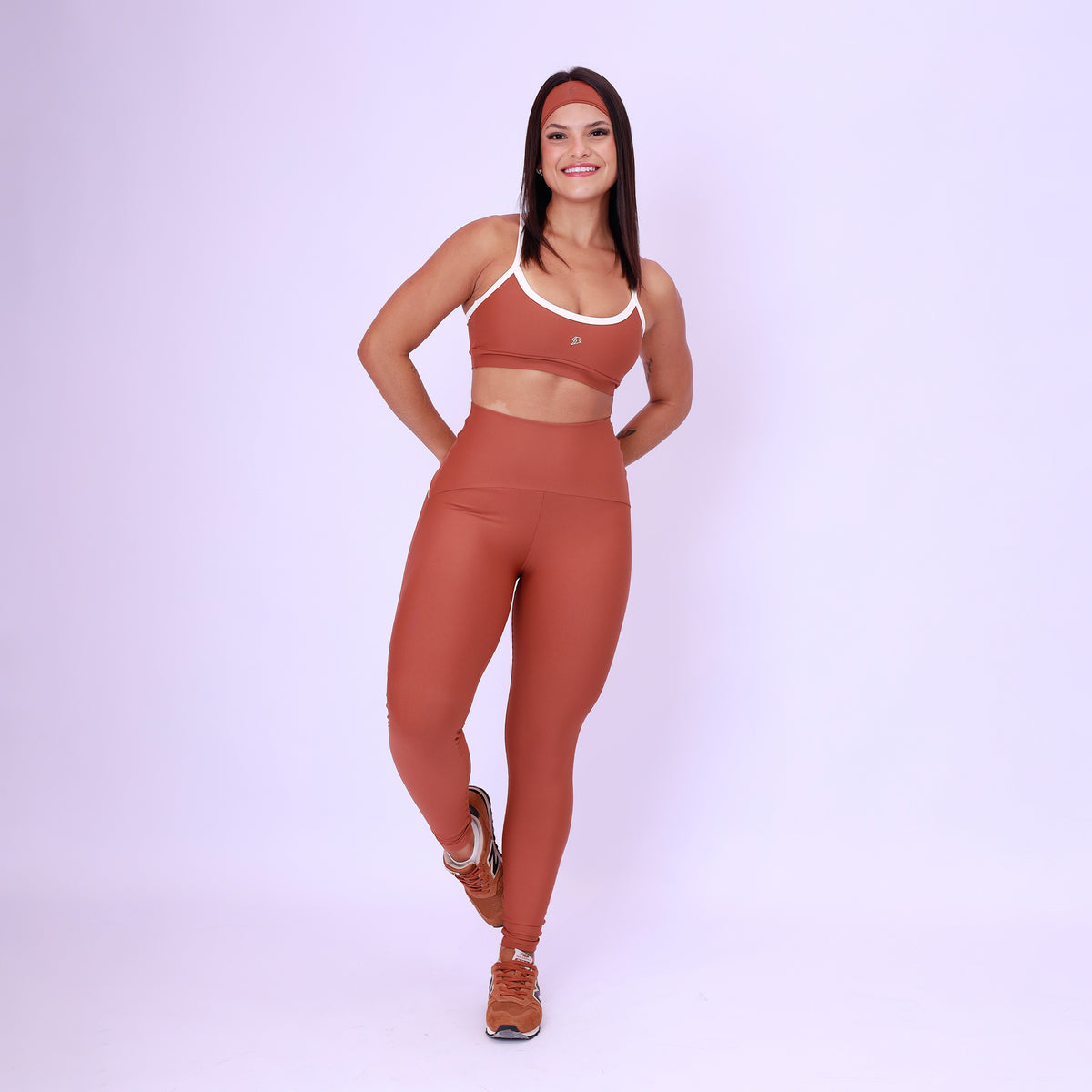 Legging Recorte Anatômico - Chocolate