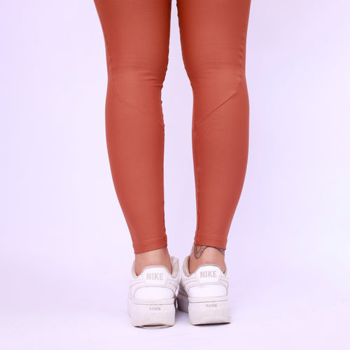 Legging Cós Infinito Com Bolso - Chocolate