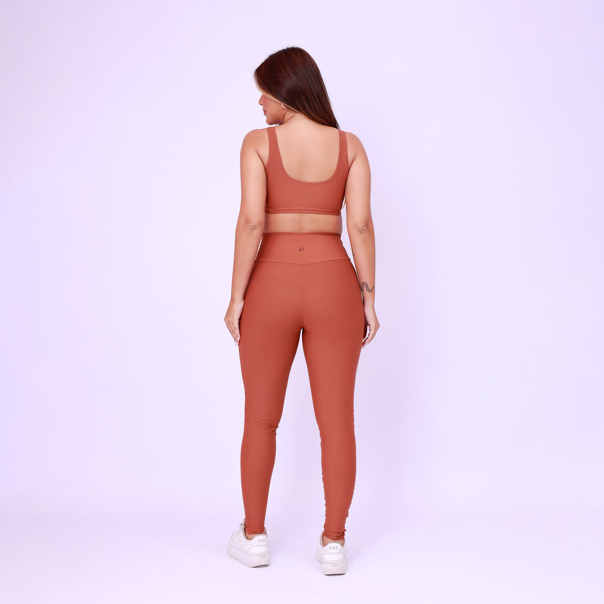 Legging Bolsos Running - Chocolate