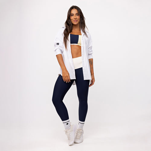 Legging Blocks Tricolor - Tricolor Manteiga