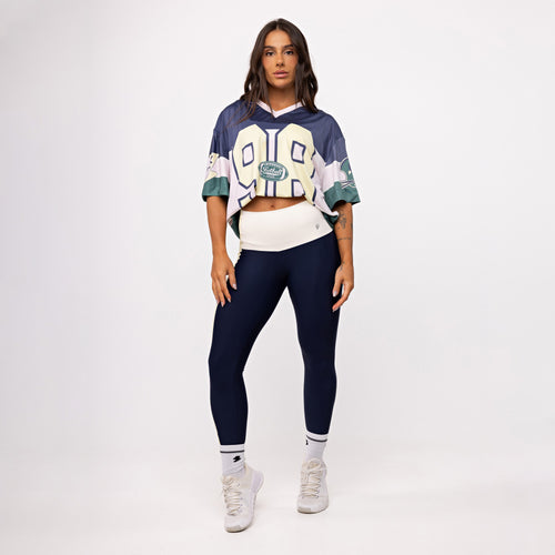 Legging Blocks Tricolor - Tricolor Manteiga
