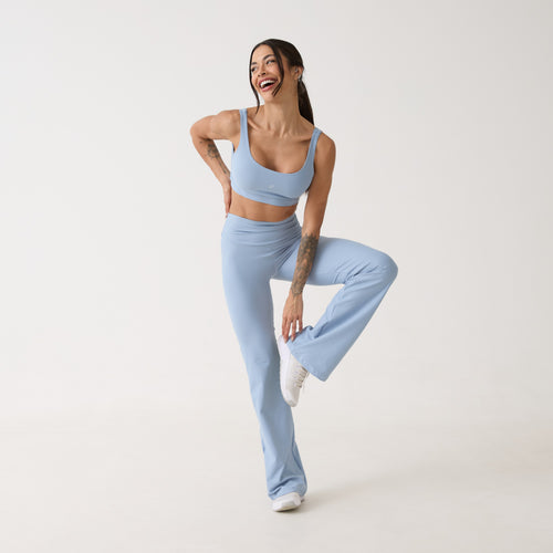 Calça Flare Element - Azul Névoa