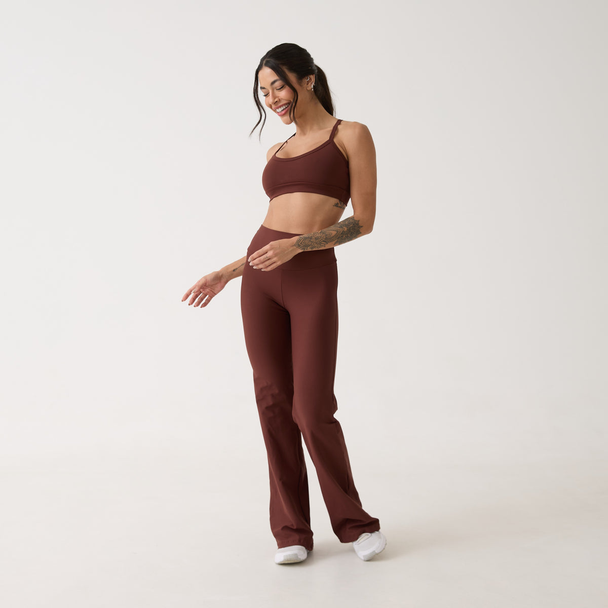 Calça Flare Element - Café