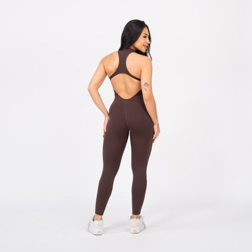 Macacão Racer Zip - Brownie