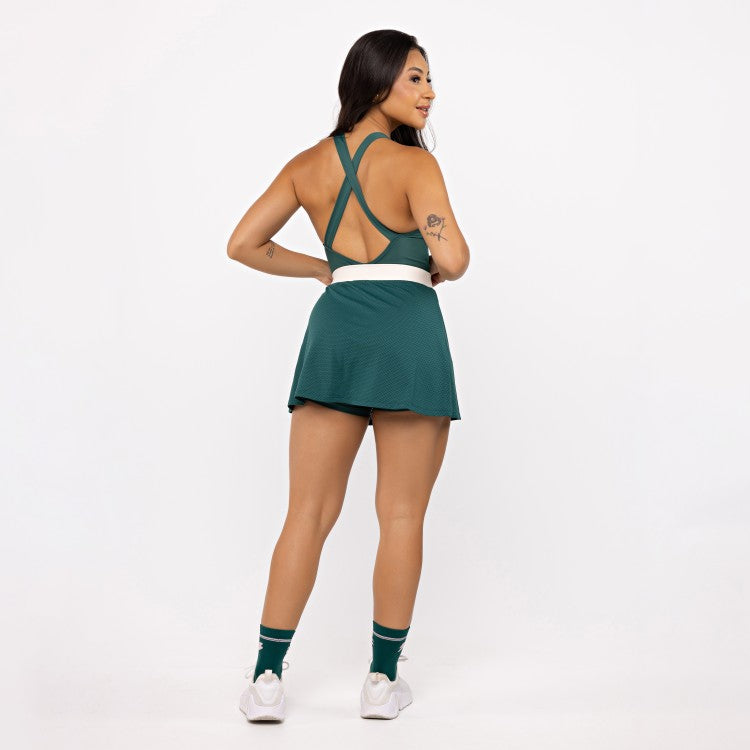 Macaquinho Cross Back - Esmeralda